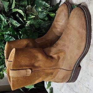 Onward Reserve Tan Leather Roper Boots 11